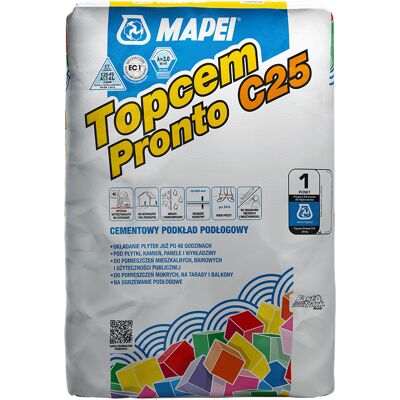 Zmes samonivelačná Mapei Topcem Pronto Zmes samonivelačná Mapei Topcem Pronto