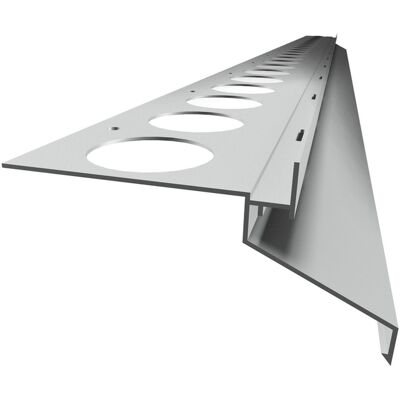 Profil balkónový Celox Drip Plus 20 mm 2,5 m šedý Profil balkónový Celox Drip Plus 20 mm 2,5 m šedý