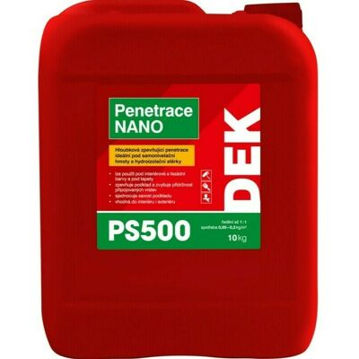 Penetrácia hĺbková Dek NANO PS500 10 kg Penetrácia hĺbková Dek NANO PS500 10 kg