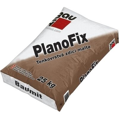 Malta murovacia pre pórobetón Baumit PlanoFix 25 kg Malta murovacia pre pórobetón Baumit PlanoFix 25 kg
