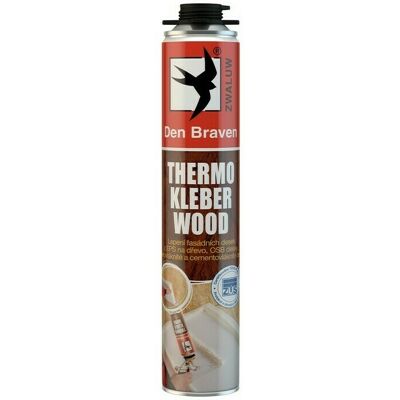 Pena montážna Den Braven Thermo Kleber Wood 750 ml pištoľová Pena montážna Den Braven Thermo Kleber Wood 750 ml pištoľová