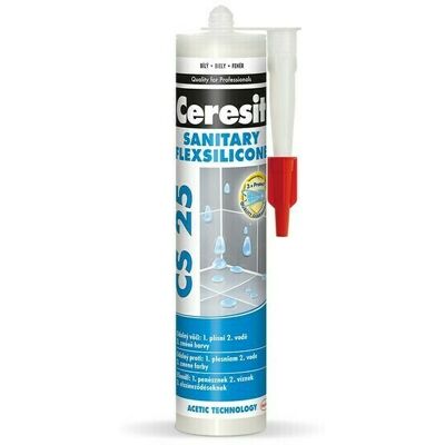 Silikón sanitárny Ceresit CS 25, 280 ml toffi Silikón sanitárny Ceresit CS 25, 280 ml toffi