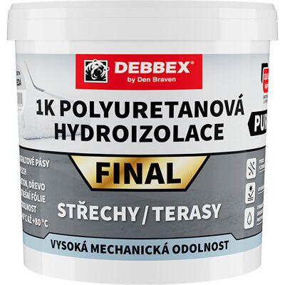 Hydroizolácia 1K polyuretánová Den Braven FINAL 4 kg Hydroizolácia 1K polyuretánová Den Braven FINAL 4 kg