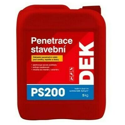 Penetrácia akrylátová DEK PS200 5 kg Penetrácia akrylátová DEK PS200 5 kg