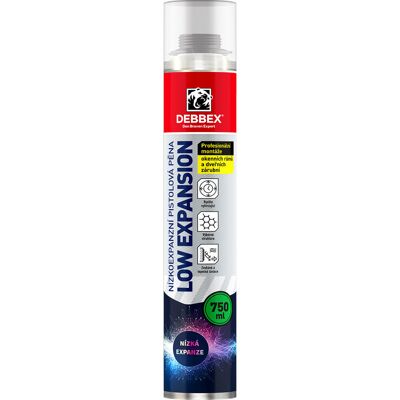 Pena nízkoexpanzná Den Braven 750 ml pištoľová Pena nízkoexpanzná Den Braven 750 ml pištoľová