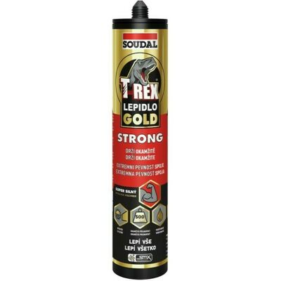 Lepidlo montážne Soudal T-Rex Gold Strong 290 ml Lepidlo montážne Soudal T-Rex Gold Strong 290 ml