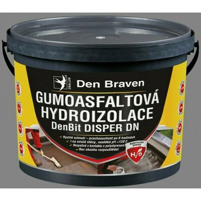 Hydroizolácia gumoasfaltová Den Braven DenBit Disper DN 5 kg Hydroizolácia gumoasfaltová Den Braven DenBit Disper DN 5 kg
