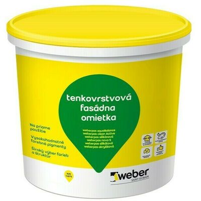 Omietka roztieraná weberpas silikátová 2 mm HN2D Omietka roztieraná weberpas silikátová 2 mm HN2D