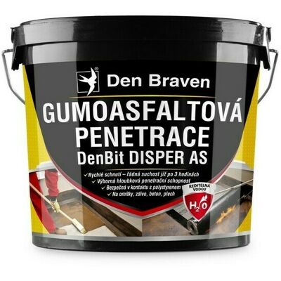 Hydroizolácia gumoasfaltová Den Braven DenBit Disper AS 5 kg Hydroizolácia gumoasfaltová Den Braven DenBit Disper AS 5 kg