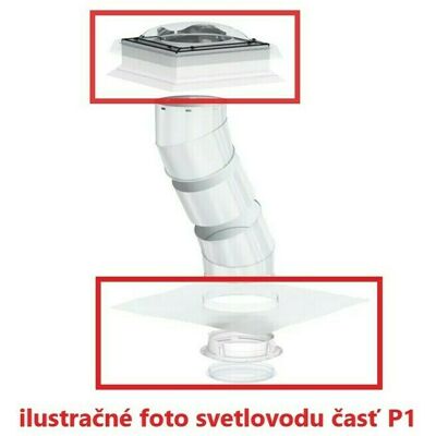Svetlovod pre ploché strechy Velux TCR 0K14 0010P1 Svetlovod pre ploché strechy Velux TCR 0K14 0010P1