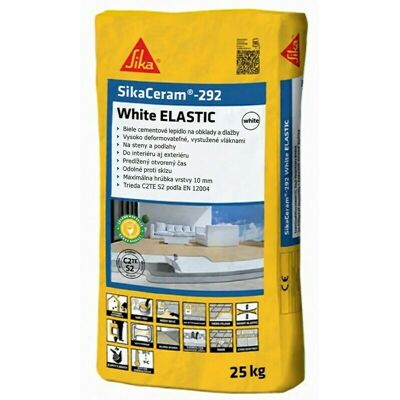 Lepidlo cementové SIKAceram 292 White Elastic C2TE S2 25 kg Lepidlo cementové SIKAceram 292 White Elastic C2TE S2 25 kg