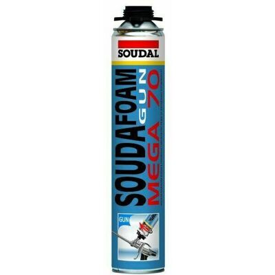 SOUDAL Pena montážna Soudafoam Gun Mega pištoľová 870 ml SOUDAL Pena montážna Soudafoam Gun Mega pištoľová 870 ml