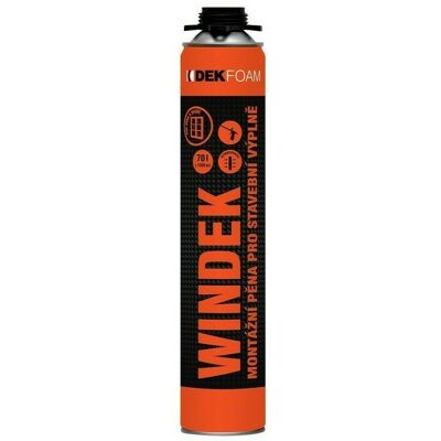 Pena montážna DEKFOAM WINDEK pištoľová 750 ml Pena montážna DEKFOAM WINDEK pištoľová 750 ml