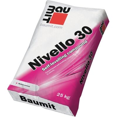 Hmota samonivelizačná Baumit Nivello 30 25 kg Hmota samonivelizačná Baumit Nivello 30 25 kg