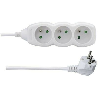 EMOS Predlžovací prívod 3 m/250 V s 3 zásuvkami bez vypínača EMOS Predlžovací prívod 3 m/250 V s 3 zásuvkami bez vypínača