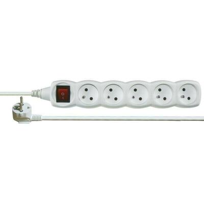 EMOS Predlžovací prívod 3 m/250 V s 5 zásuvkami a vypínačom EMOS Predlžovací prívod 3 m/250 V s 5 zásuvkami a vypínačom