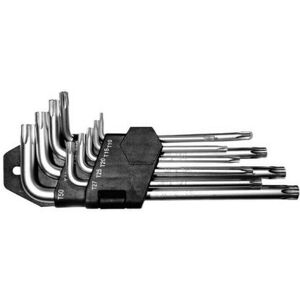 Kľúče torx T10-T50 CrVa PROFI, sada 9ks/bal. Kľúče torx T10-T50 CrVa PROFI, sada 9ks/bal.