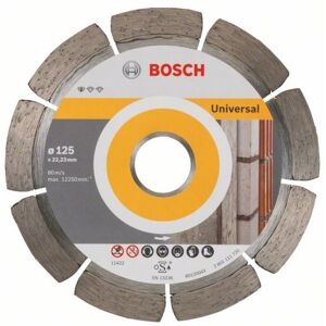 Univerzálny diamantový rezací kotúč Bosch DIA Standard for Universal, priemer 115 mm Univerzálny diamantový rezací kotúč Bosch DIA Standard for Universal, priemer 115 mm