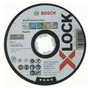 Kotúč rezný Bosch X-LOCK 125 mm 25 ks Kotúč rezný Bosch X-LOCK 125 mm 25 ks