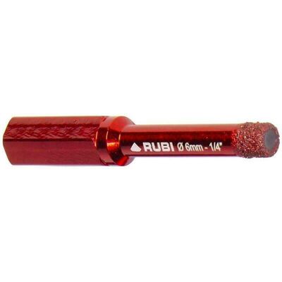 Korunka vykružovacia Rubi Dry Gres 4drill 6 mm Korunka vykružovacia Rubi Dry Gres 4drill 6 mm