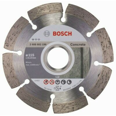 Diamantový rezací kotúč na betón Bosch DIA Standard for Concrete, priemer 115 mm (1ks/obj) Diamantový rezací kotúč na betón Bosch DIA Standard for Concrete, priemer 115 mm (1ks/obj)