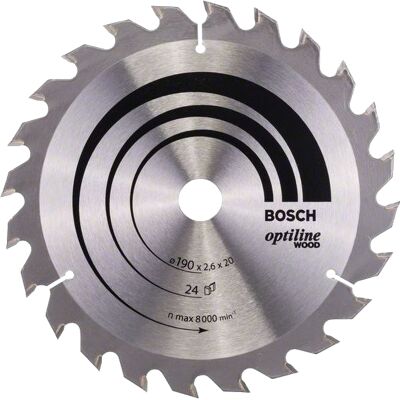 Kotúč pílový na drevo Bosch Standard for Optiline Wood 190×20/16×2,6 mm 24 zubov Kotúč pílový na drevo Bosch Standard for Optiline Wood 190×20/16×2,6 mm 24 zubov