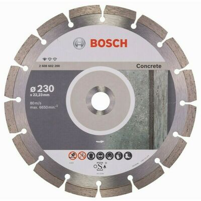 Diamantový rezací kotúč na betón Bosch DIA Standard for Concrete, priemer 230 mm (1ks/obj) Diamantový rezací kotúč na betón Bosch DIA Standard for Concrete, priemer 230 mm (1ks/obj)