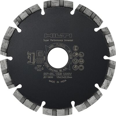 Kotúč rezný DIA Hilti SP-SL Universal 125×22,23×2,5×7 mm Kotúč rezný DIA Hilti SP-SL Universal 125×22,23×2,5×7 mm