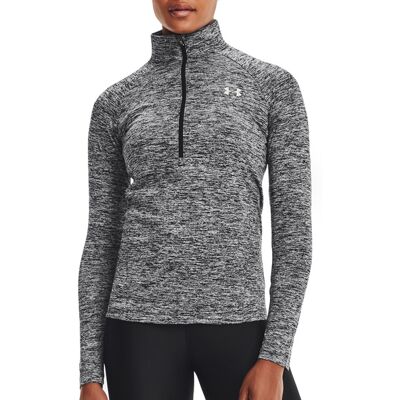 Under Armour W Tech Twist ½ Zip Grey Dámske - Mikiny a mikiny s kapucou Under Armour - Sivá - 1320128-001-XS - Size: XS XS female Under Armour W Tech Twist ½ Zip Grey Dámske - Mikiny a mikiny s kapucou Under Armour - Sivá - 1320128-001-XS - Size: XS XS female