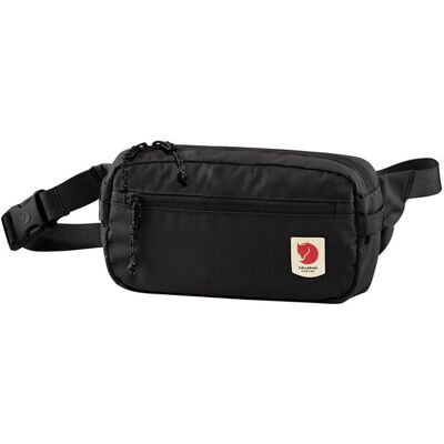 Fjällräven High Coast Hip Pack Black Unisex - Batohy a tašky Fjällräven - Čierna - F23223-550-One-size - Size: One size One size unisex Fjällräven High Coast Hip Pack Black Unisex - Batohy a tašky Fjällräven - Čierna - F23223-550-One-size - Size: One size One size unisex