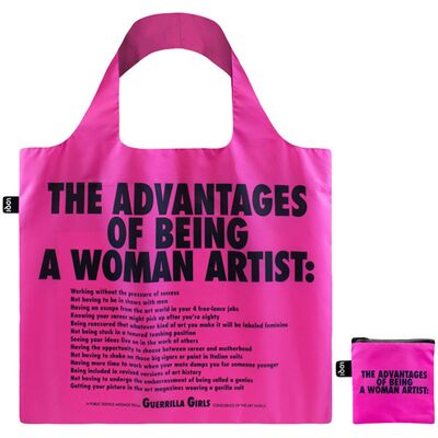 Loqi Guerrilla Girls - The Advantages Of Being A Woman Artist Recycled Bag Unisex - Batohy a tašky LOQI - Ružová - GG.AW-One-size - Size: One size One size unisex Loqi Guerrilla Girls - The Advantages Of Being A Woman Artist Recycled Bag Unisex - Batohy a tašky LOQI - Ružová - GG.AW-One-size - Size: One size One size unisex
