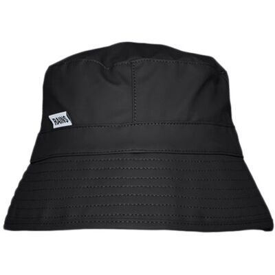 Rains Bucket Hat Black Unisex - Čiapky Rains - Čierna - 20010-01-XS-M - Size: XS-M XS-M unisex Rains Bucket Hat Black Unisex - Čiapky Rains - Čierna - 20010-01-XS-M - Size: XS-M XS-M unisex
