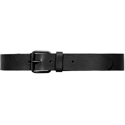 Carhartt WIP Script Belt Leather Unisex - Opasok Carhartt WIP - Čierna - I030992_00E_XX-L - Size: L L unisex Carhartt WIP Script Belt Leather Unisex - Opasok Carhartt WIP - Čierna - I030992_00E_XX-L - Size: L L unisex