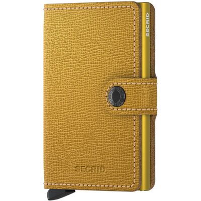 Secrid Miniwallet Crisple Ochre Unisex - Peňaženka Secrid - Žltá - MC-Ochre-One-size - Size: One size One size unisex Secrid Miniwallet Crisple Ochre Unisex - Peňaženka Secrid - Žltá - MC-Ochre-One-size - Size: One size One size unisex