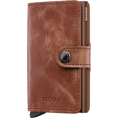 Secrid Miniwallet Vintage Cognac-Brown Unisex - Peňaženka Secrid - Hnedá - MV-Cognac-Brown-One-size - Size: One size One size unisex Secrid Miniwallet Vintage Cognac-Brown Unisex - Peňaženka Secrid - Hnedá - MV-Cognac-Brown-One-size - Size: One size One size unisex