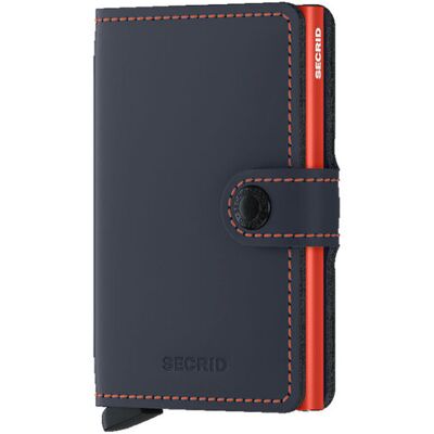 Secrid Miniwallet Matte Nightblue & Orange Unisex - Peňaženka Secrid - Modrá - MM-nightblue-orange-One-size - Size: One size One size unisex Secrid Miniwallet Matte Nightblue & Orange Unisex - Peňaženka Secrid - Modrá - MM-nightblue-orange-One-size - Size: One size One size unisex