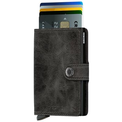 Secrid Miniwallet Vintage Black Unisex - Peňaženka Secrid - Čierna - MV-BLACK-One-size - Size: One size One size unisex Secrid Miniwallet Vintage Black Unisex - Peňaženka Secrid - Čierna - MV-BLACK-One-size - Size: One size One size unisex