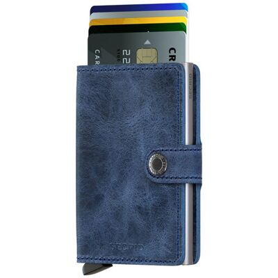 Secrid Miniwallet Vintage Blue Unisex - Peňaženka Secrid - Modrá - MV-Blue-One-size - Size: One size One size unisex Secrid Miniwallet Vintage Blue Unisex - Peňaženka Secrid - Modrá - MV-Blue-One-size - Size: One size One size unisex