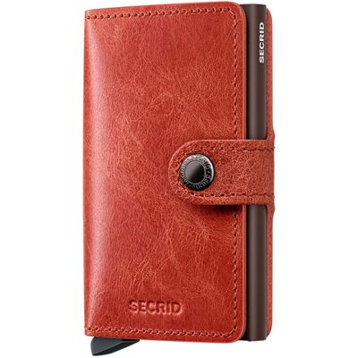 Secrid Miniwallet Vintage Orange Unisex - Peňaženka Secrid - Oranžová - MV-Orange-One-size - Size: One size One size unisex Secrid Miniwallet Vintage Orange Unisex - Peňaženka Secrid - Oranžová - MV-Orange-One-size - Size: One size One size unisex