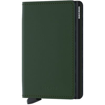 Secrid Slimwallet Matte Green & Black Unisex - Peňaženka Secrid - Zelená - SM-Green-Black-One-size - Size: One size One size unisex Secrid Slimwallet Matte Green & Black Unisex - Peňaženka Secrid - Zelená - SM-Green-Black-One-size - Size: One size One size unisex