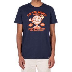IrieDaily Fix The World Pánske - Tričká IrieDaily - Modrá - 112D443-350-L - Size: L L male IrieDaily Fix The World Pánske - Tričká IrieDaily - Modrá - 112D443-350-L - Size: L L male