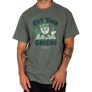 IrieDaily Eat Greens Tee Pánske - Tričká IrieDaily - Zelená - 114B533-467-M - Size: M M male IrieDaily Eat Greens Tee Pánske - Tričká IrieDaily - Zelená - 114B533-467-M - Size: M M male