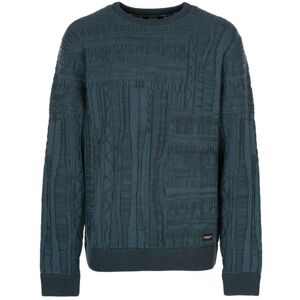 IrieDaily Theo Structure Knit Blue Pánske - Mikiny a mikiny s kapucou IrieDaily - Modrá - 615D231-464-L - Size: L L male IrieDaily Theo Structure Knit Blue Pánske - Mikiny a mikiny s kapucou IrieDaily - Modrá - 615D231-464-L - Size: L L male