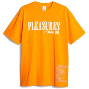 Puma x PLEASURES Typo Tee Orange Pánske - Tričká Puma - Oranžová - 620878-73-L - Size: L L male Puma x PLEASURES Typo Tee Orange Pánske - Tričká Puma - Oranžová - 620878-73-L - Size: L L male