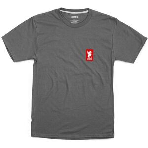 Chrome Industries Vertical Logo Tee Grey Pánske - Tričká Chrome - Sivá - AP-459-CHRD-NA-XL - Size: XL XL male Chrome Industries Vertical Logo Tee Grey Pánske - Tričká Chrome - Sivá - AP-459-CHRD-NA-XL - Size: XL XL male