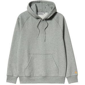 Carhartt WIP Carhartt Hooded Chase Sweat Grey Heather Pánske - Mikiny a mikiny s kapucou Carhartt WIP - Fialová - I033661_00M_XX-M - Size: M M male Carhartt WIP Carhartt Hooded Chase Sweat Grey Heather Pánske - Mikiny a mikiny s kapucou Carhartt WIP - Fialová - I033661_00M_XX-M - Size: M M male