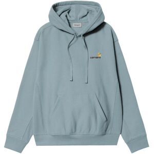 Carhartt WIP Hooded American Script Sweat Citadel Pánske - Mikiny a mikiny s kapucou Carhartt WIP - Tyrkysová - I028279_33E_XX-M - Size: M M male Carhartt WIP Hooded American Script Sweat Citadel Pánske - Mikiny a mikiny s kapucou Carhartt WIP - Tyrkysová - I028279_33E_XX-M - Size: M M male