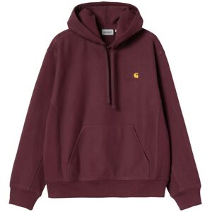 Carhartt WIP Hooded American Script Sweat Burgundy Pánske - Mikiny a mikiny s kapucou Carhartt WIP - Bordová - I028279_33K_XX-L - Size: L L male Carhartt WIP Hooded American Script Sweat Burgundy Pánske - Mikiny a mikiny s kapucou Carhartt WIP - Bordová - I028279_33K_XX-L - Size: L L male