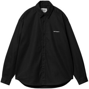 Carhartt WIP L/S Module Script Shirt/ Black Pánske - Košeľa Carhartt WIP - Čierna - I033768_0D2_01-M - Size: M M male Carhartt WIP L/S Module Script Shirt/ Black Pánske - Košeľa Carhartt WIP - Čierna - I033768_0D2_01-M - Size: M M male