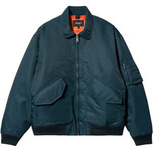 Carhartt WIP Olten bomber Duck Blue Pánske - Mikiny a mikiny s kapucou Carhartt WIP - Modrá - I032300_2IV_XX-XL - Size: XL XL male Carhartt WIP Olten bomber Duck Blue Pánske - Mikiny a mikiny s kapucou Carhartt WIP - Modrá - I032300_2IV_XX-XL - Size: XL XL male